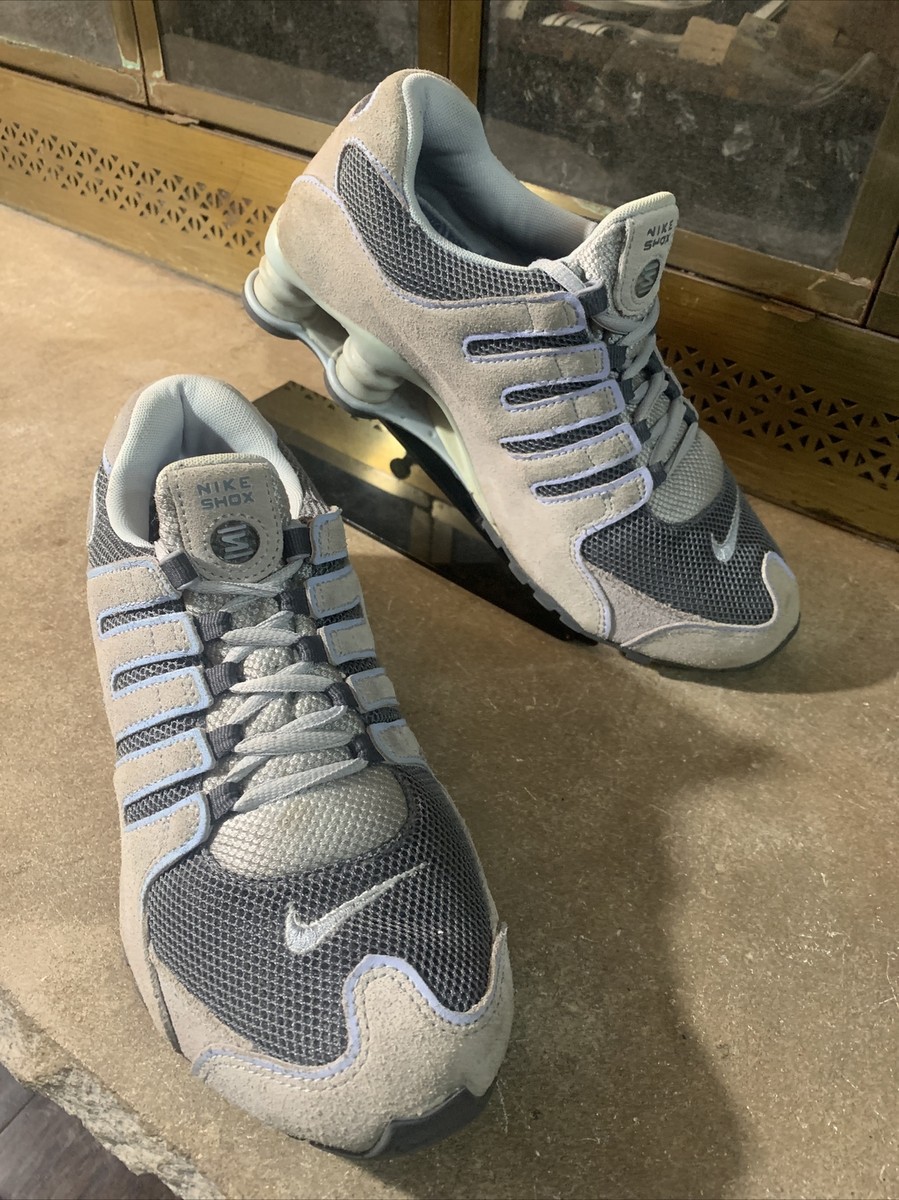 Nike Shox NZ 314561-041 Grat Blue Suede Womens Size 8.5 Nike Shox NZ 314561-041 Grat Blue Suede Womens Size 8.5