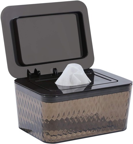 Wipes Dispenser Seal-designed Wipe Holder Case Box for Brown