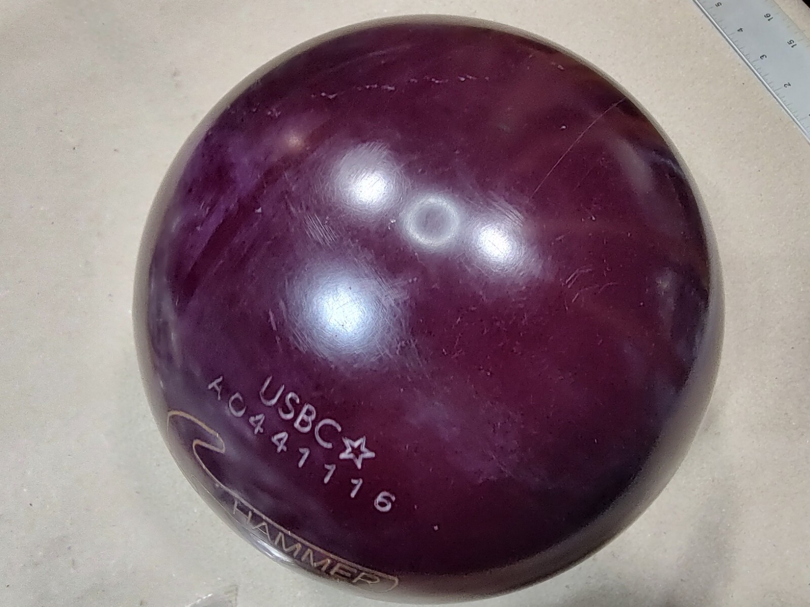 14lb 13oz Hammer Obsession Tour Bowling Ball Used eBay