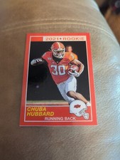 2021 Panini Chronicles Draft Picks Score Retro Orange #72 Chuba Hubbard