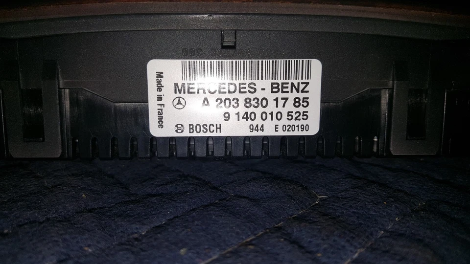 02 03 04 05 Controles Calefactores Originales Mercedes Benz C230 C240 C320 Clase C Foto 3 de 3