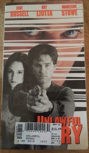 Unlawful Entry Vhs 1997 Kurt Russell Ray Liotta Madeleine Stowe 86162197734 Ebay