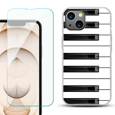 Slim TPU Case for iPhone 13, w/ Tempered Glass - Piano Design | eBay Slim TPU Case for iPhone 13, w/ Tempered Glass - Piano Design | eBay