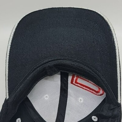 Casquette de baseball de broderie de drapeau des États-Unis/casquettes unisexes de style rock - Noir