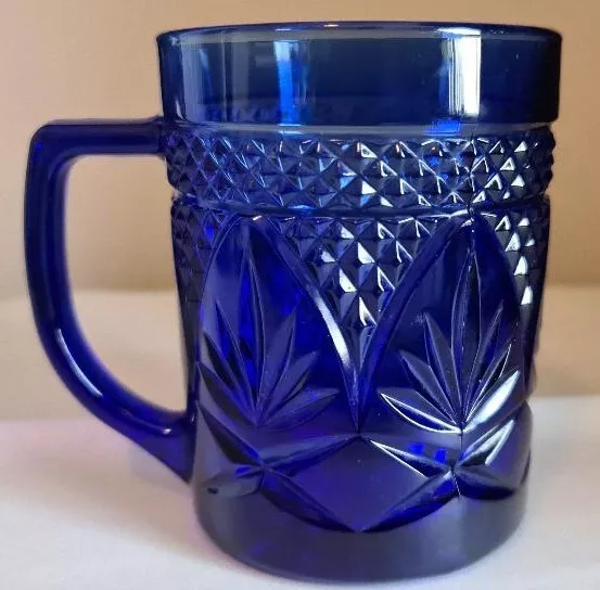 Blue glass coffee 2025 mugs