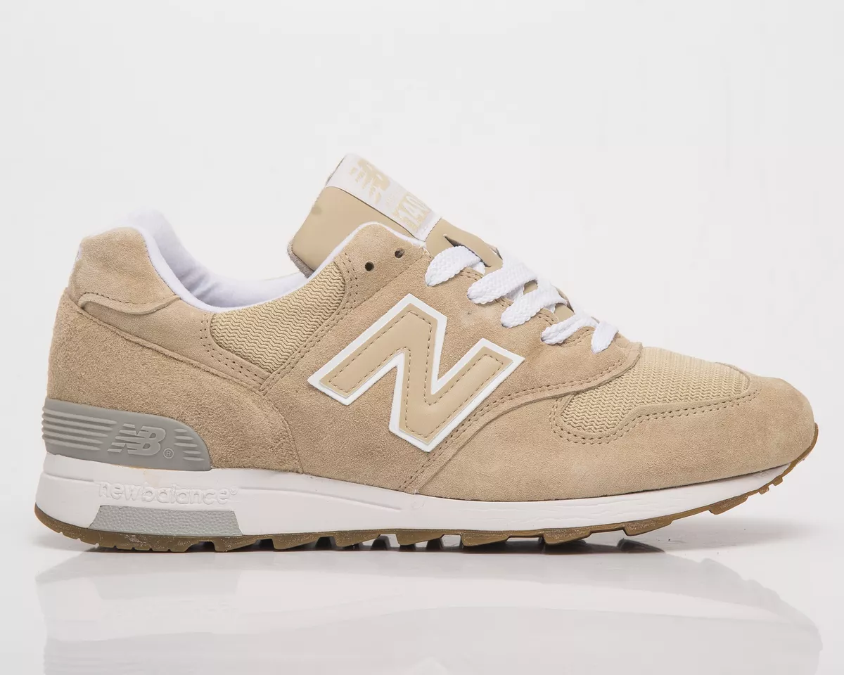 New Balance 1400 Made In USA Men's Tan Casual Athletic Lifestyle Sneakers Shoes