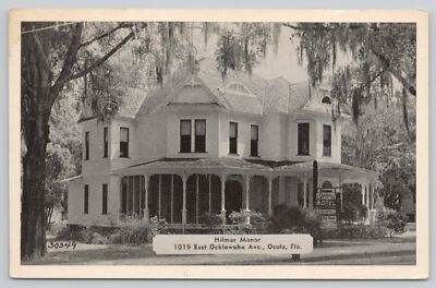 Postcard Hilmar Manor Ocola Florida Dexter Press