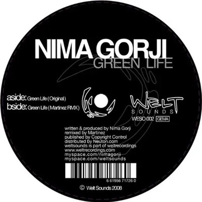 Nima Gorji Green Life Vinyl Single 12inch Welt Sounds