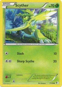 Scyther 7/149 B&W Boundaries Crossed Common PERFECT MINT! Pokémon