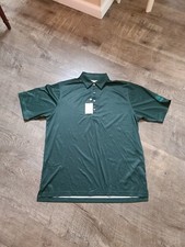Donald J Ross Hawaii Kapolei lightweight Green Performance Polo Golf Shirt L NWT