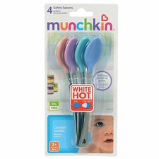Munchkin White Hot Safety Spoon with Patented White Hot Heat Sensor Tip BPA Free