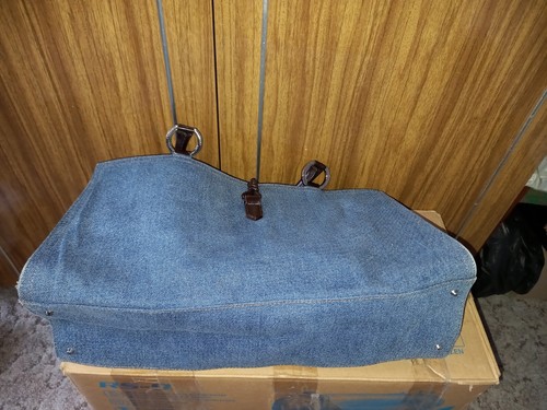 Valentino Wohnwagen Denim Tasche blau - Bild 10 von 12