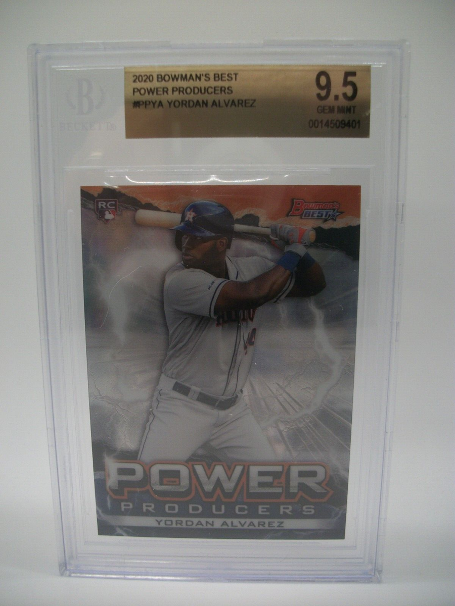 YORDAN ALVAREZ 2020 Bowman's Best Power Producers BGS GEM