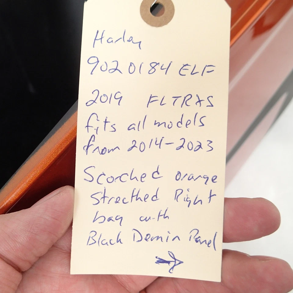 '14 UP HARLEY DAVIDSON TOURING RIGHT SADDLEBAG BOTTOM Scorched Orange 9020184ELF Foto 2 de 4