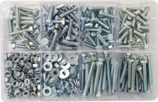 3 x Assorted M6 M8 M10 Metric 8.8 Set Screws Bolt Steel Nuts Washers Fasteners