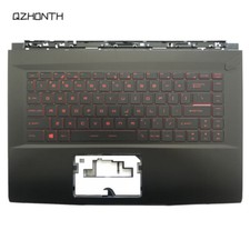 New For MSI GF63 8RC 8RD MS-16R1 MS-16R1 Palmrest Upper Case w/ Backlit Keyboard