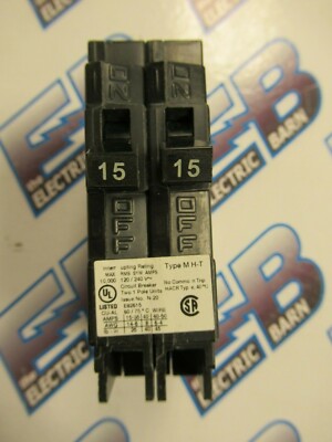 Murray MP1515N Tandem Circuit Breaker 15 Amp 120 Volt (2) 1P NON CTL -WARRANTY