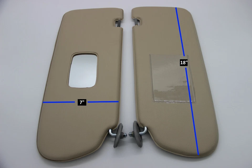 适用于丰田 Land Cruiser FJ80 遮阳板套装 米色 — 第 3/4 张图片