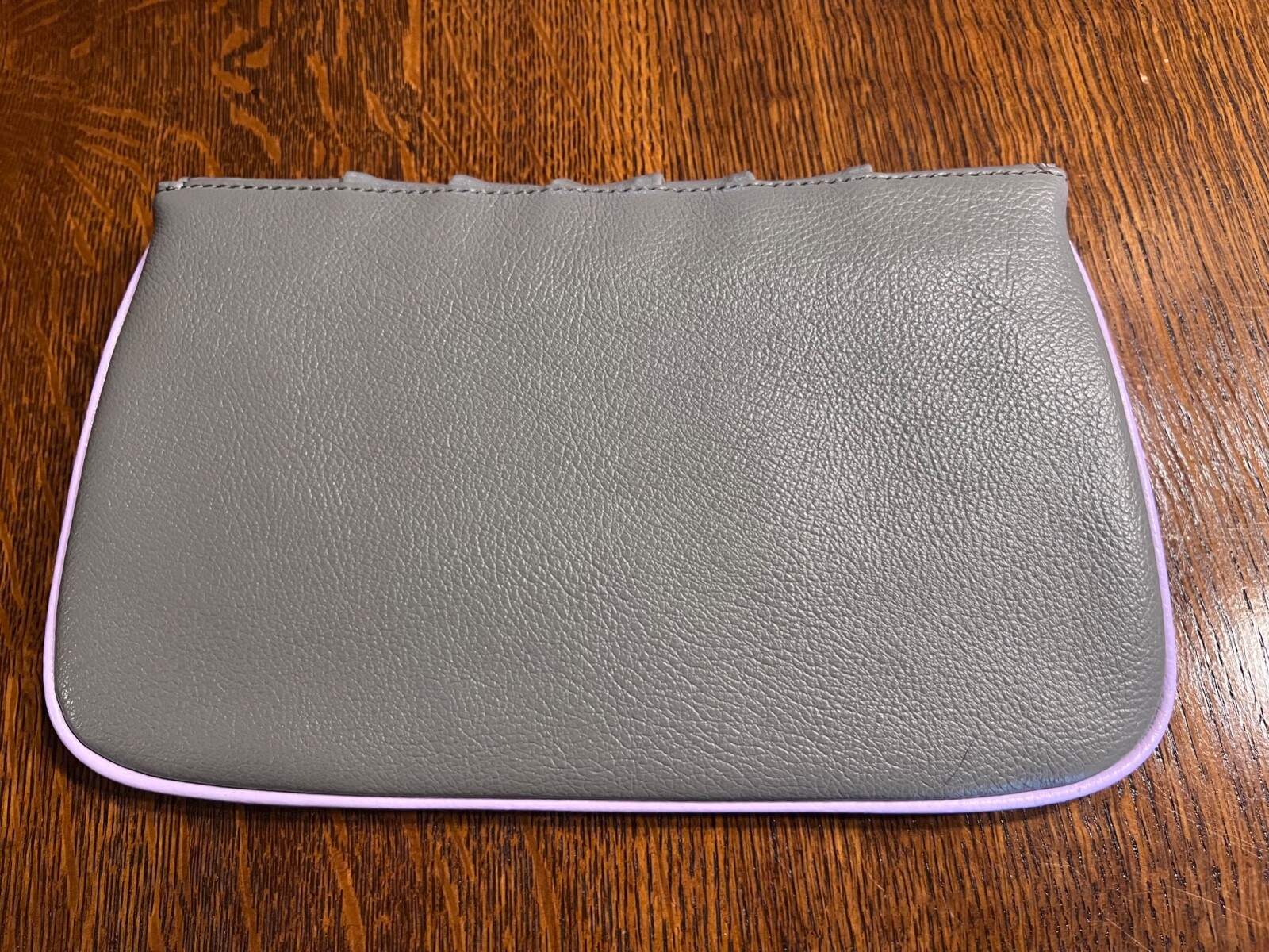 Baekgaard Leather Gray Clutch - image 2