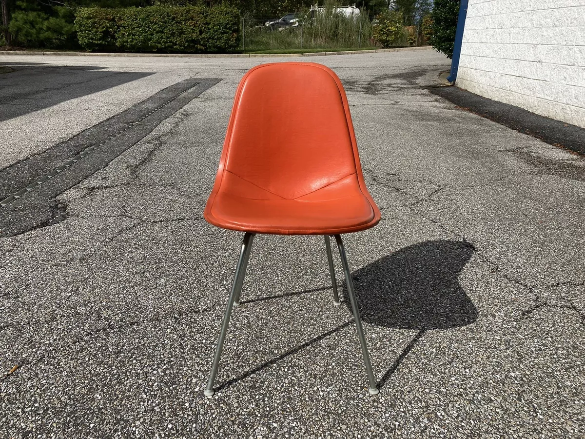 Vintage Herman Miller Charles Eames DKX Wire Side Shell Chair