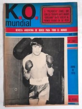 JOSE POLVORITA GOMEZ vs MARIO CIRUJANO ORTIZ BOXING ORIGINAL K.O. MUNDIAL 1041 