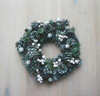 Deko-Kranz Adventskranz TüRkranz Wandkranz Tischkranz GrüN Weihnachten