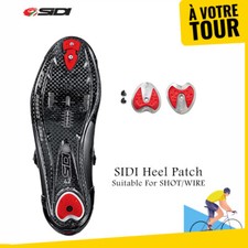 Repuesto de almohadilla de talón de goma universal Sidi para zapatos de bicicleta de carretera con suela de carbono