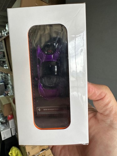 FERRARI SF90 STRADALE COUPE PURPLE 1/64 SCALE RESIN CAR BY U2 MODELS 199 MADE - Picture 2 of 16