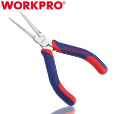 WORKPRO 6-inch Mini Needle Nose Pliers Long Nose Pliers with Comfort Grip Handle