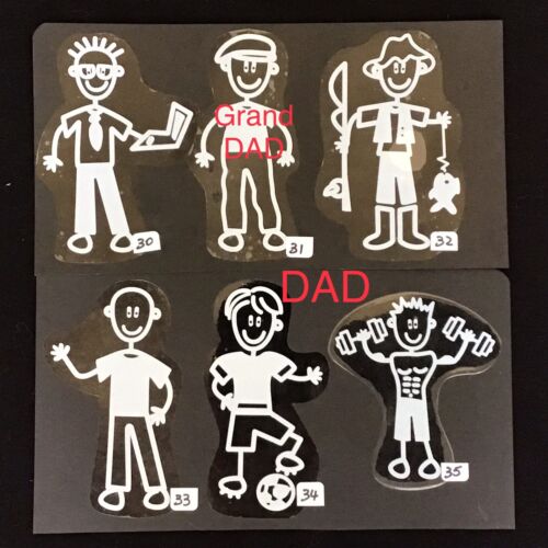 Family Car Sticker Decal Sticker Window Sticker DAD MOM Kid Baby Cat Dog St-128 - Picture 4 of 67