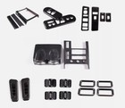 21Pcs Abs Carbon Fiber Interior Trim Set For Hummer H2 2003-2007