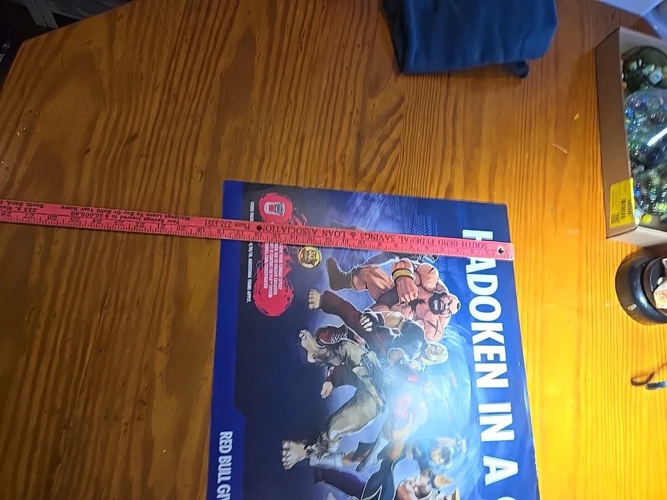 RED BULL Hadoken In A Can 2017 Promo Poster 24 In x 18 In USED Great Cond - Image 4 of 4