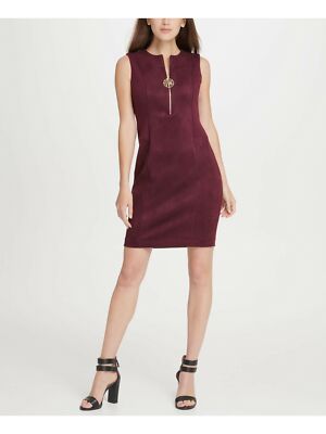 dkny burgundy dress DKNY DRESS - Jersey dress - burgundy/dark red