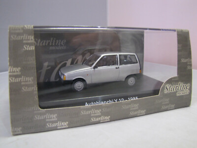 Starline models Autobianchi Y 10 1985 - Amaranto Grey Met. - 1:43