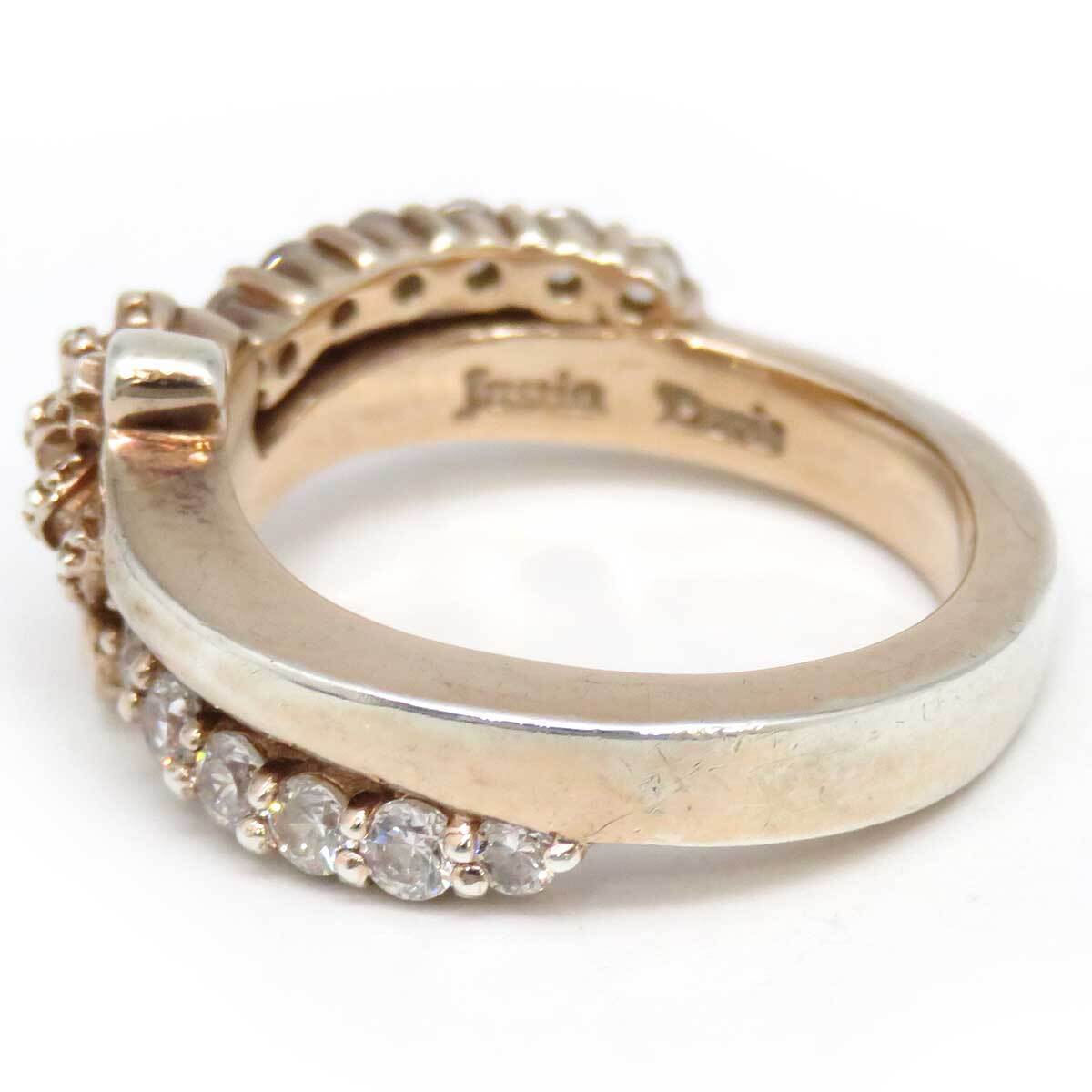 JUSTIN DAVIS circular crown Ring SV925Silver US#4~4.25 JUSTIN DAVIS circular crown Ring SV925Silver US#4~4.25