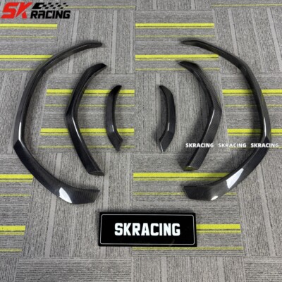 NEW STYLE CARBON FIBER WHEEL EYEBROW ARCH TRIM FENDER FLARE FOR LAMBORGHINI URUS