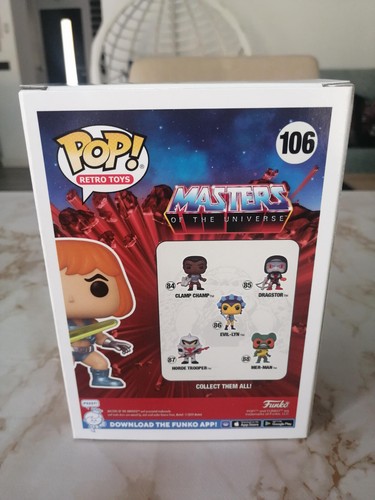 Funko Pop Retro Toys!!. He-Man #106. Masters Of The Universe - Imagen 3 de 7