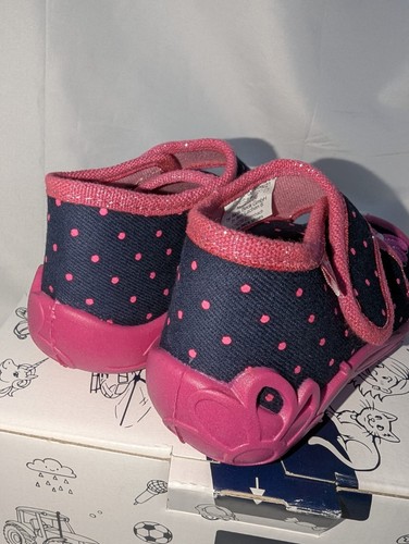 Beck Ciabatte da Bambina Jolly High Rosa Suole in Gomma Neonato Tg 7 #67 - Foto 3 di 8
