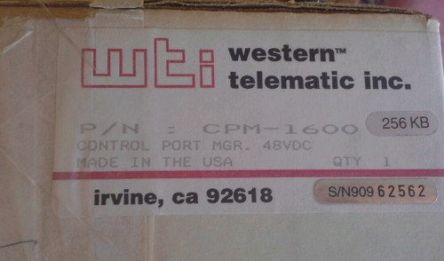 WTI Western Telematic Inc. CPM-1600 Control Port Manager - Picture 3 of 3