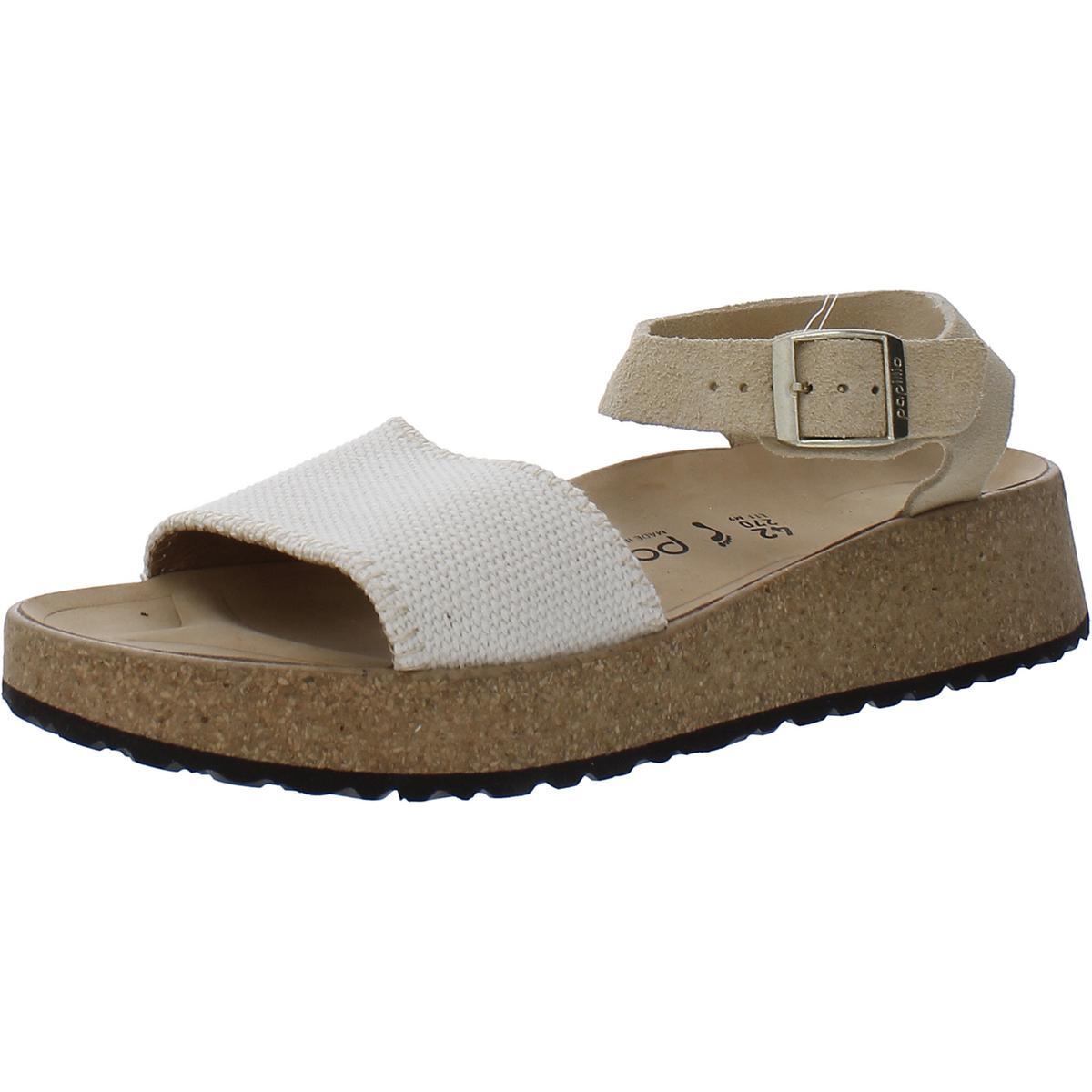 Женский плетеный ремешок на щиколотке из замши Papillio Womens Glenda бежевого цвета 42 BHFO 2982