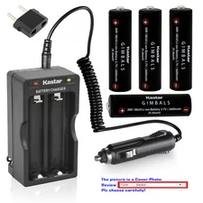 Kastar Battery Travel Charger for Hiking Camping Torch Ultrafire Flashlight