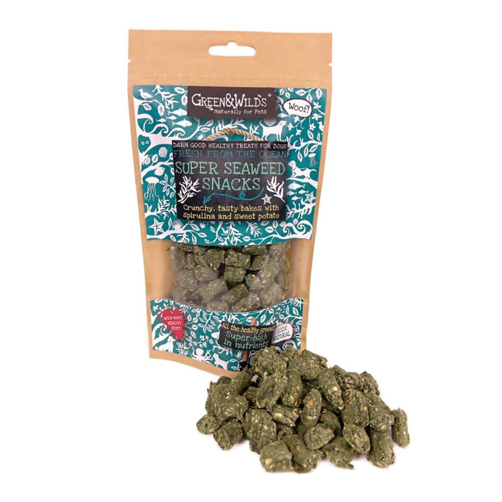 Green & Wilds Eco Dog TREATS - Super Seaweed Snacks