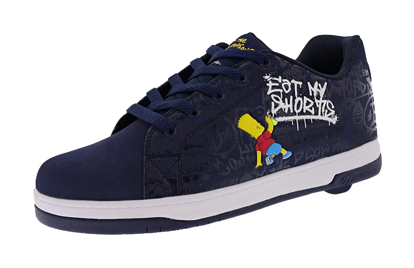 HEELYS MEN'S SPLIT SIMPSONS HES10396M CANVAS SKATE SHOES
