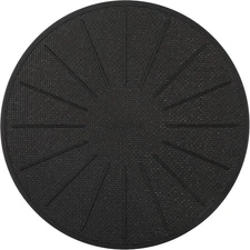 Lazy K Induction Cooktop Mat - Silicone Fiberglass 7.8inches- S(BK), Black 