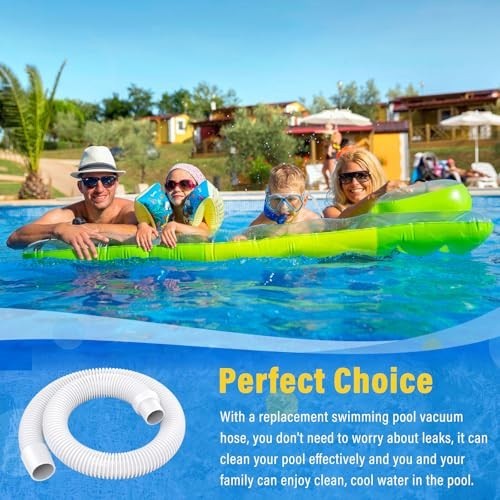 Universal 48" Pool Vacuum Hose for Automatic Cleaners, Fits Most Models, Suction