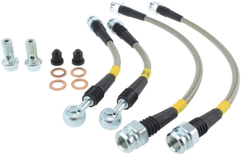 StopTech 950‑40512 Stainless Steel Rear Brake Line Kit for 06-14 Honda Ridgeline - Image 3 of 4