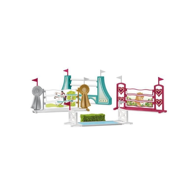 Obstacles Schleich 42612 Horse Club accessoire de saut pour cheval jouet
