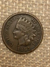1887 Indian Head Cent: Extremely Fine (XF) w/ 2+ Diamonds