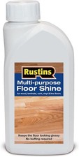 Rustins Multi-Purpose Floor Shine 1 Litre Wood Vinyl Lino Laminate Cleaner