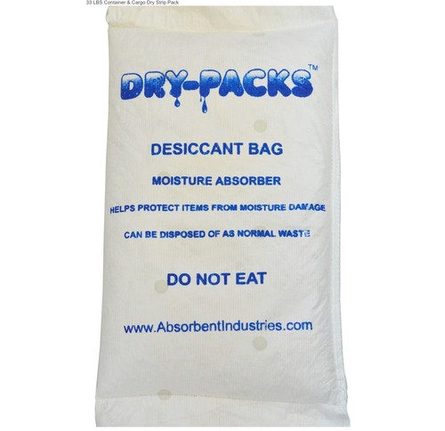 Absorbent Industries 33 LBS Container & Cargo Dry Silica Gel Desiccant Strip... - Picture 2 of 4